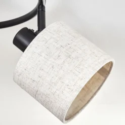 Lampes En Tissu-hofstein Bassagoda Plafonnier Noir, 3 lumières
