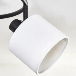 Lampes En Tissu-hofstein Bassagoda Plafonnier Noir, 3 lumières