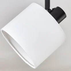 Lampes En Tissu-hofstein Bassagoda Plafonnier Noir, 2 lumières