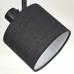 Lampes En Tissu-hofstein Bassagoda Plafonnier Noir, 2 lumières
