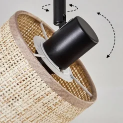 Luminaires Scandinaves-hofstein Bassagoda Plafonnier Noir, 4 lumières