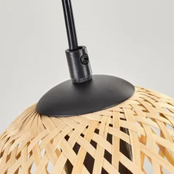 hofstein Basto Suspension, Boule lumineuse, Suspension Écru, Noir, 4 lumières