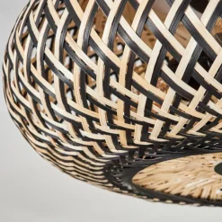 Luminaires Scandinaves-hofstein Bauro Plafonnier 40 cm Noir, 3 lumières