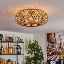 Luminaires Scandinaves-hofstein Bauro Plafonnier Noir, 3 lumières