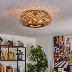 Luminaires Scandinaves-hofstein Bauro Plafonnier Noir, 3 lumières