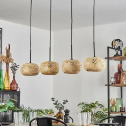 hofstein Bauro Suspension Écru, 4 lumières