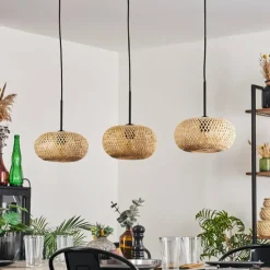 Luminaires Scandinaves-hofstein Bauro Suspension Noir, 3 lumières