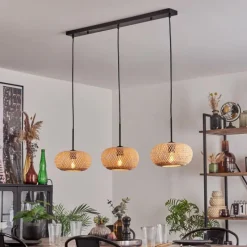 Luminaires Scandinaves-hofstein Bauro Suspension Noir, 3 lumières