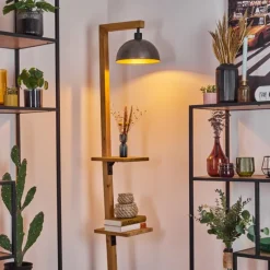 Luminaires Antiques-hofstein Baval Lampadaire Écru, Noir, 1 lumière