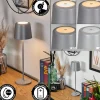 hofstein Belece Lampe de table d'extérieur, Lampe à poser LED Gris, 1 lumière