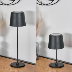 hofstein Belece Lampe de table d'extérieur, Lampe à poser LED Noir, 1 lumière