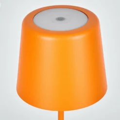 hofstein Belece Lampe de table d'extérieur, Lampe à poser LED Orange, 1 lumière