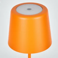 hofstein Belece Lampe de table d'extérieur, Lampe à poser LED Orange, 1 lumière