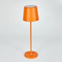 hofstein Belece Lampe de table d'extérieur, Lampe à poser LED Orange, 1 lumière
