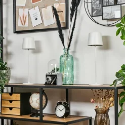 hofstein Belece Lampe de table d'extérieur, Lampe à poser LED Blanc, 1 lumière