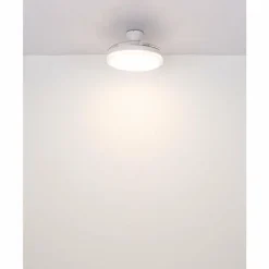 Luminaires Globo Lighting Beliz Ventilateur de plafond lumineux LED Blanc, 1 lumière, Télécommandes