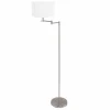Lampes En Tissu-Luminaires Steinhauer Bella Lampadaire Acier brossé, 1 lumière