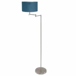 Lampes En Tissu-Luminaires Steinhauer Bella Lampadaire Acier brossé, 1 lumière