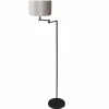 Lampes En Tissu-Luminaires Steinhauer Bella Lampadaire Noir, 1 lumière