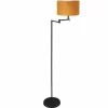 Lampes En Tissu-Luminaires Steinhauer Bella Lampadaire Noir, 1 lumière