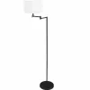Lampes En Tissu-Luminaires Steinhauer Bella Lampadaire Noir, 1 lumière
