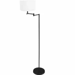 Lampes En Tissu-Luminaires Steinhauer Bella Lampadaire Noir, 1 lumière