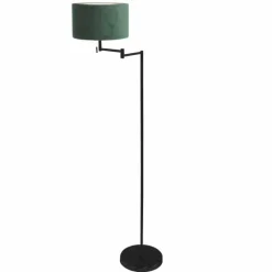 Lampes En Tissu-Luminaires Steinhauer Bella Lampadaire Noir, 1 lumière