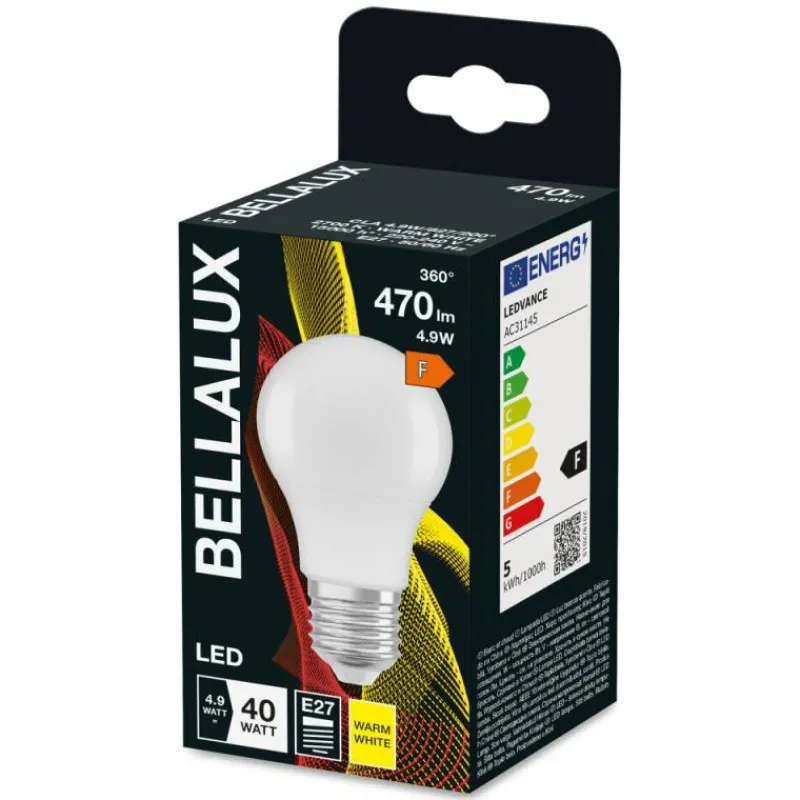 BELLALUX ® LED E27 4,9 watt 2700 kelvin 470 lumen