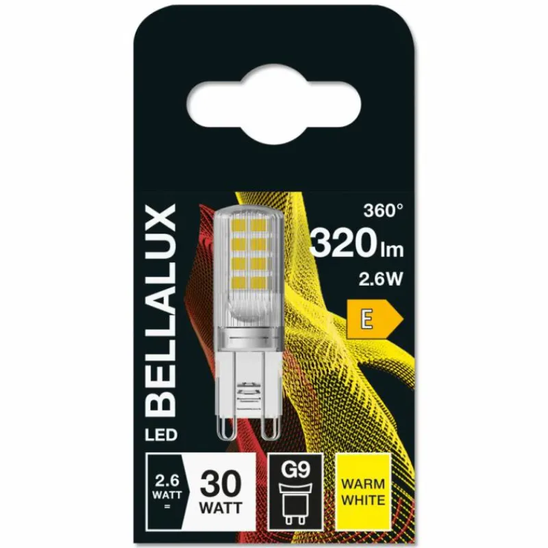 BELLALUX ® LED G9 2,6 watt 2700 kelvin 320 lumen