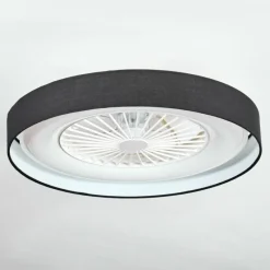hofstein Benasal Plafonnier, Ventilateur de plafond lumineux LED Blanc, 1 lumière, Télécommandes