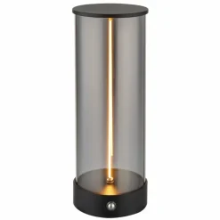 Suspension Verre Fumé-Luminaires Globo Lighting Bendy Lampe à poser LED Noir, 1 lumière