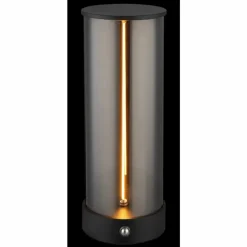 Suspension Verre Fumé-Luminaires Globo Lighting Bendy Lampe à poser LED Noir, 1 lumière