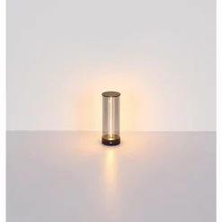 Suspension Verre Fumé-Luminaires Globo Lighting Bendy Lampe à poser LED Noir, 1 lumière