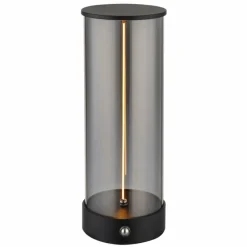 Suspension Verre Fumé-Luminaires Globo Lighting Bendy Lampe à poser LED Noir, 1 lumière