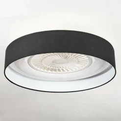 hofstein Benesal Plafonnier, Ventilateur de plafond lumineux LED Blanc, 1 lumière, Télécommandes