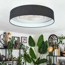 hofstein Benesal Plafonnier, Ventilateur de plafond lumineux LED Blanc, 1 lumière, Télécommandes