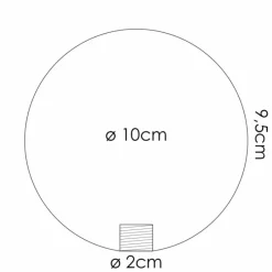 hofstein Bernado Verre de rechange Ambre, Clair