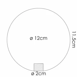 hofstein Bernado Verre de rechange Ambre, Clair