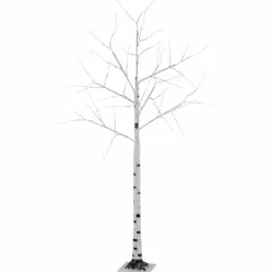 Luminaires Globo Lighting Birch Luminaire extérieur LED Noir, Blanc, 105 lumières