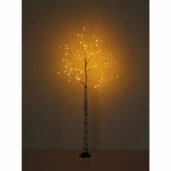 Luminaires Globo Lighting Birch Luminaire extérieur LED Noir, Blanc, 105 lumières