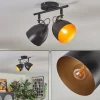 Lampes Dorées-hofstein Bjedstrup Plafonnier, Spot de plafond Noir, 2 lumières