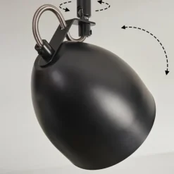 Lampes Dorées-hofstein Bjedstrup Plafonnier, Spot de plafond Noir, 3 lumières