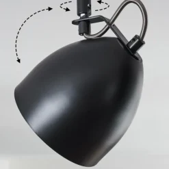 Lampes Dorées-hofstein Bjedstrup Plafonnier, Spot de plafond Noir, 4 lumières