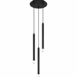 Luminaires Globo Lighting Blake Suspension Noir, 3 lumières* Suspensions