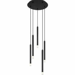 Luminaires Globo Lighting Blake Suspension Noir, 5 lumières* Suspensions