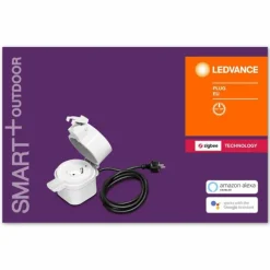 Luminaires Ledvance Bloc de prises électriques d'extérieur LEDVANCE SMART+ Blanc