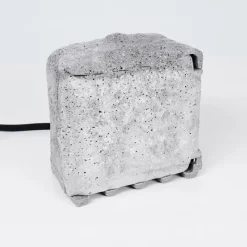 hofstein Bloc de prises électriques d'extérieur Tinú Noir, Pierre