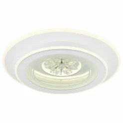 Luminaires Globo Lighting Bluma Plafonnier LED Blanc, 1 lumière, Télécommandes* Éclairage Led