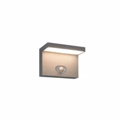 Luminaires Trio Blyde Applique murale LED Anthracite, 1 lumière, Détecteur de mouvement