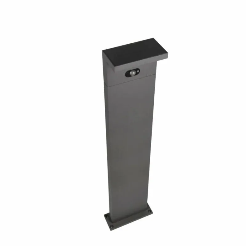 Luminaires Trio Blyde Lampadaire d'extérieur LED Anthracite, 1 lumière, Détecteur de mouvement